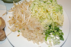Ingredients vegetable