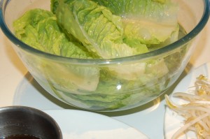 Lettuce In Ice Water