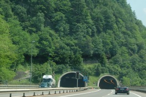 Tunnels On Freeway