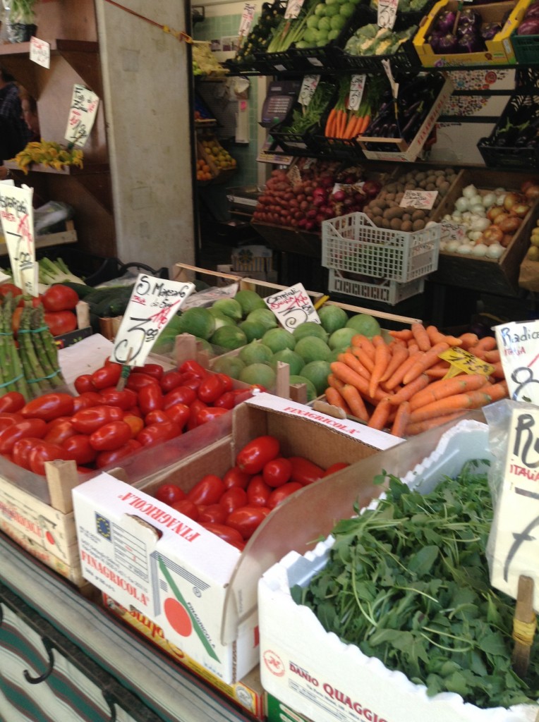 Range Of Food At The Market