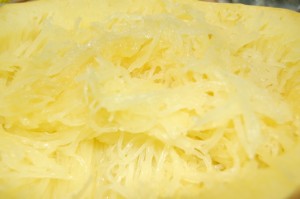 Roughing the pulp inside squash
