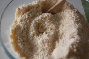 Dry Ingredients Of GF Almond Pear Cake