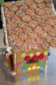 Roof detail gingerbread house